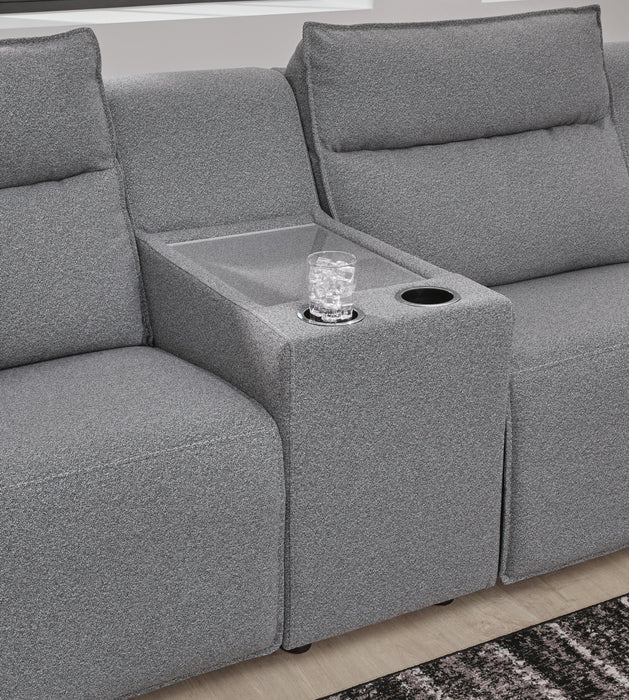 Modmax Reclining Sectional with Console - Furniture 2 Go- FL