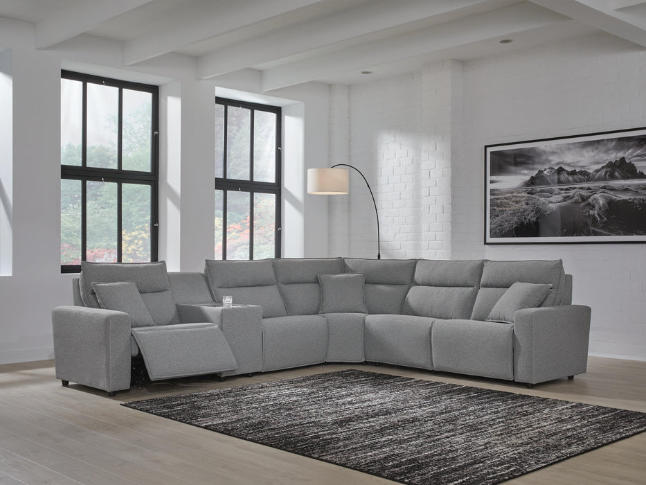 Modmax Reclining Sectional with Console - Furniture 2 Go- FL