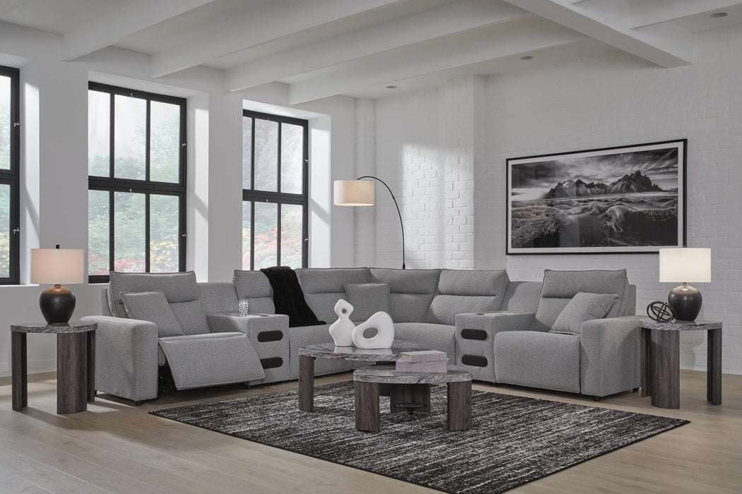 Modmax II Power Reclining Sectional with Audio Consoles - Furniture 2 Go- FL