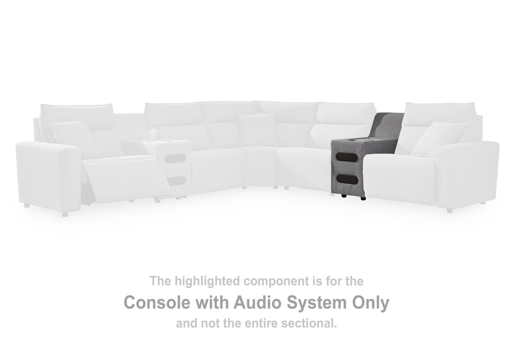 Modmax II Power Reclining Sectional with Audio Consoles - Furniture 2 Go- FL