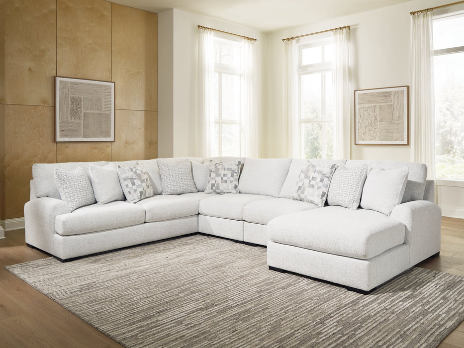 Misty-Lakes Sectional with Chaise - Furniture 2 Go- FL