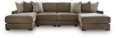 Camellia-Court Double Chaise Sectional - Furniture 2 Go- FL