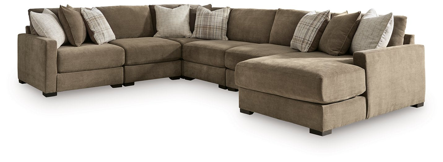 Camellia-Court Sectional with Chaise - Furniture 2 Go- FL