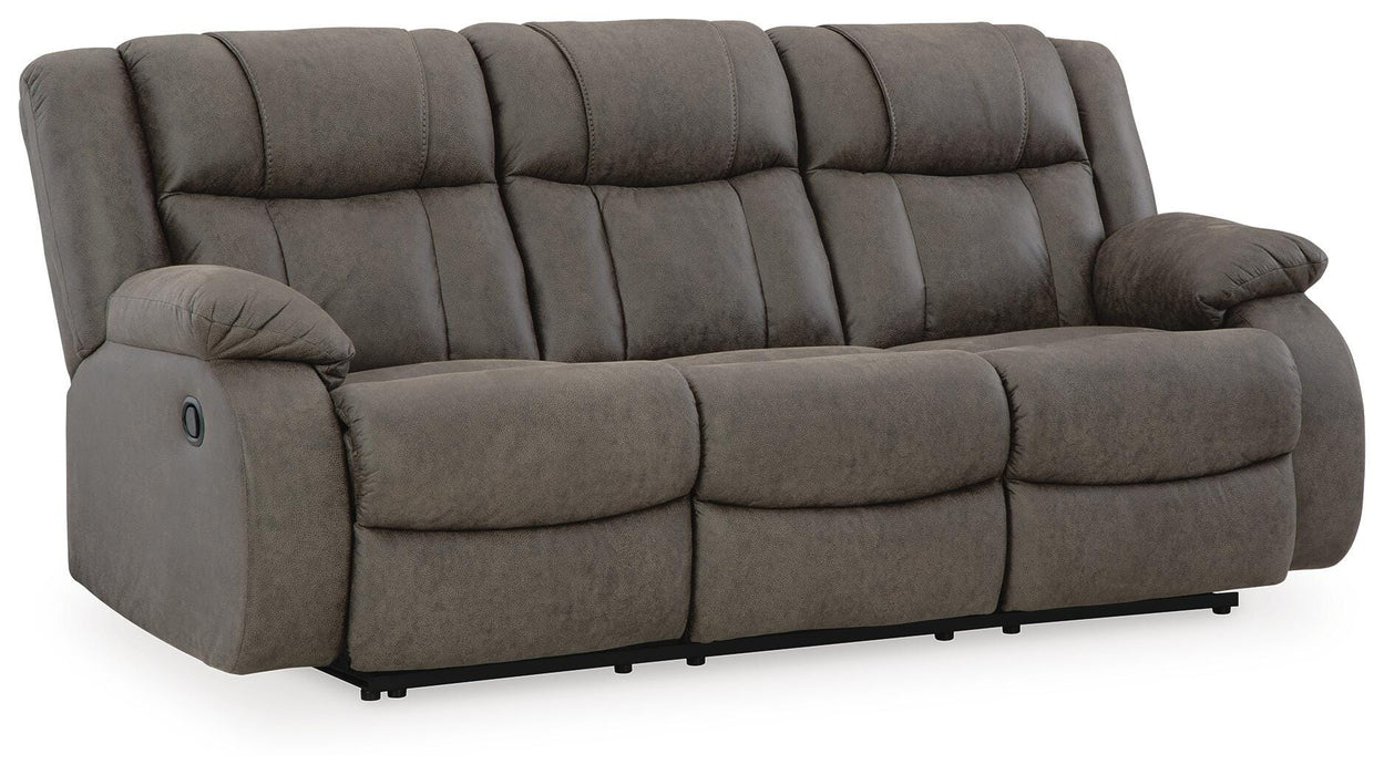First Base Reclining Sofa - Furniture 2 Go- FL