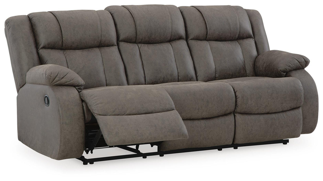 First Base Reclining Sofa - Furniture 2 Go- FL