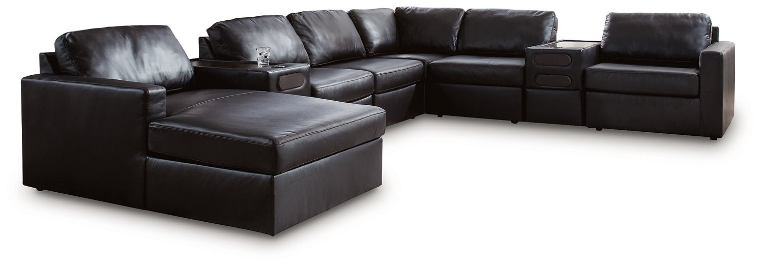 Modmax II Sectional with Chaise and Audio Consoles - Furniture 2 Go- FL