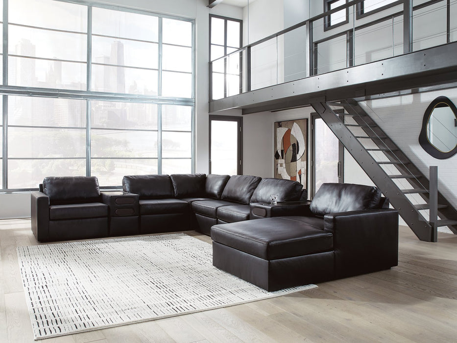 Modmax II Sectional with Chaise and Audio Consoles - Furniture 2 Go- FL