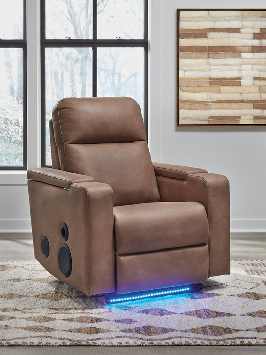 Lorrenton Power Glider Recliner with Audio System - Furniture 2 Go- FL