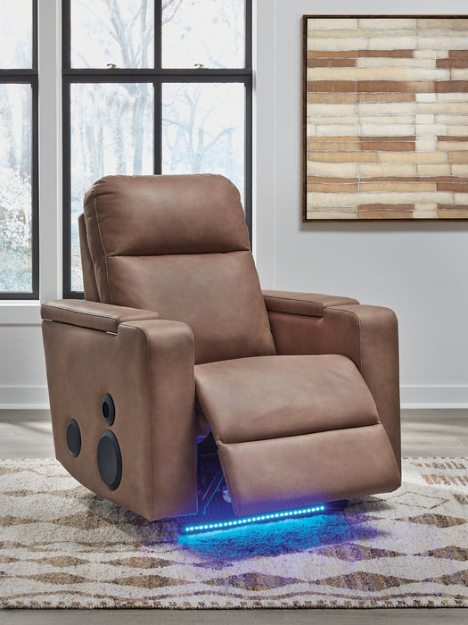 Lorrenton Power Glider Recliner with Audio System - Furniture 2 Go- FL