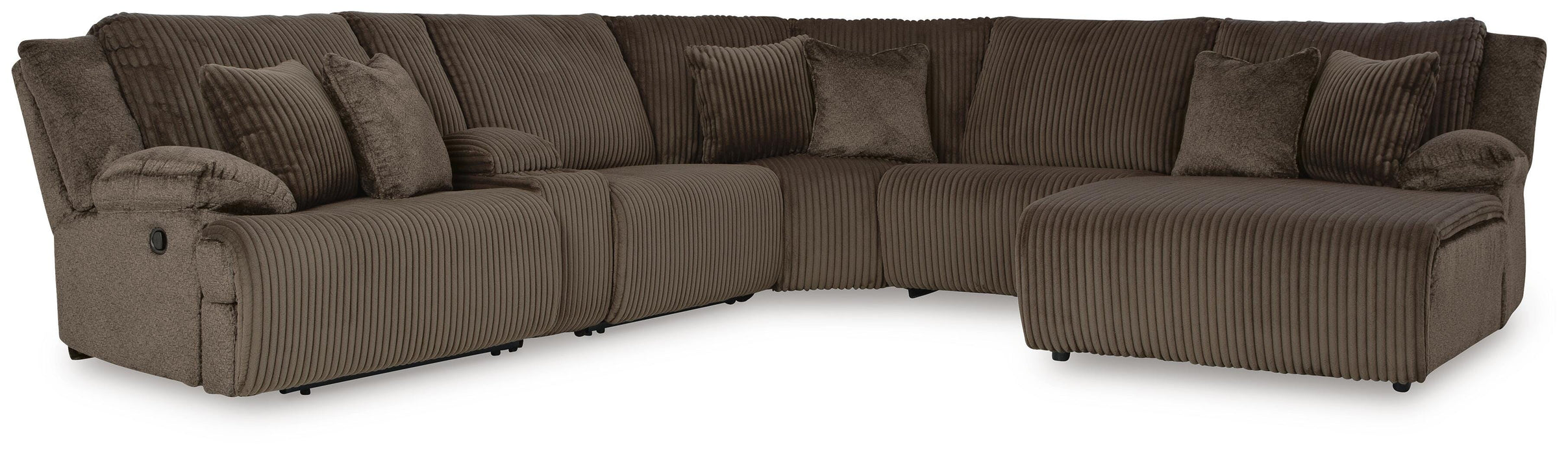 Top Tier Reclining Sectional with Chaise - Furniture 2 Go- FL