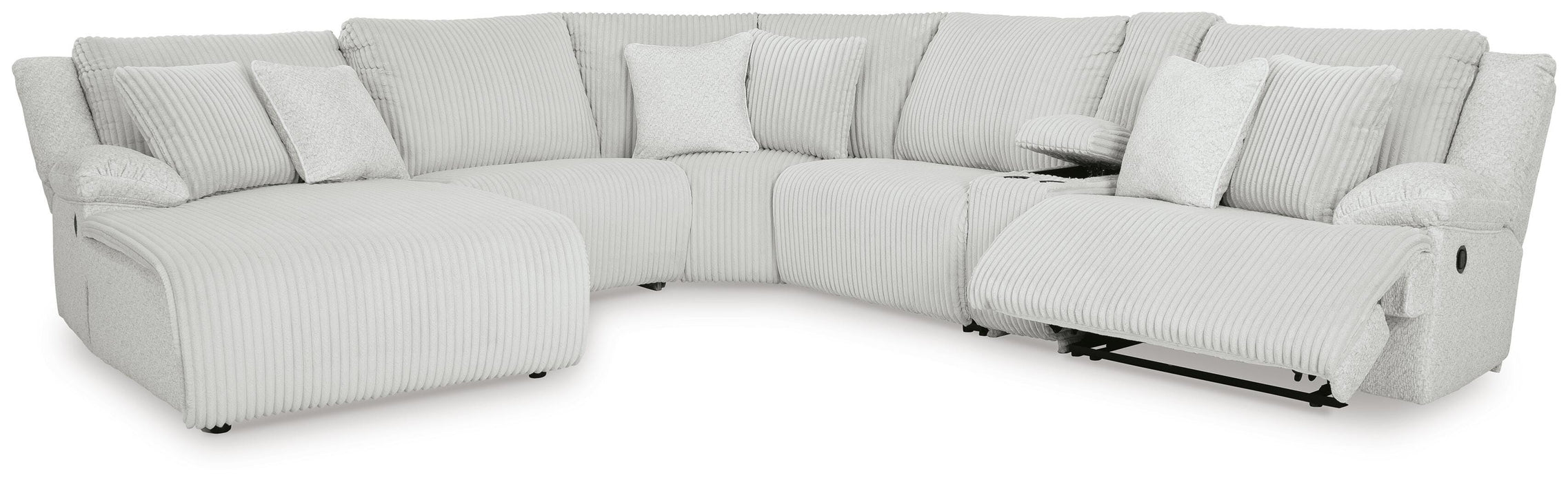 Top Tier Reclining Sectional with Chaise - Furniture 2 Go- FL