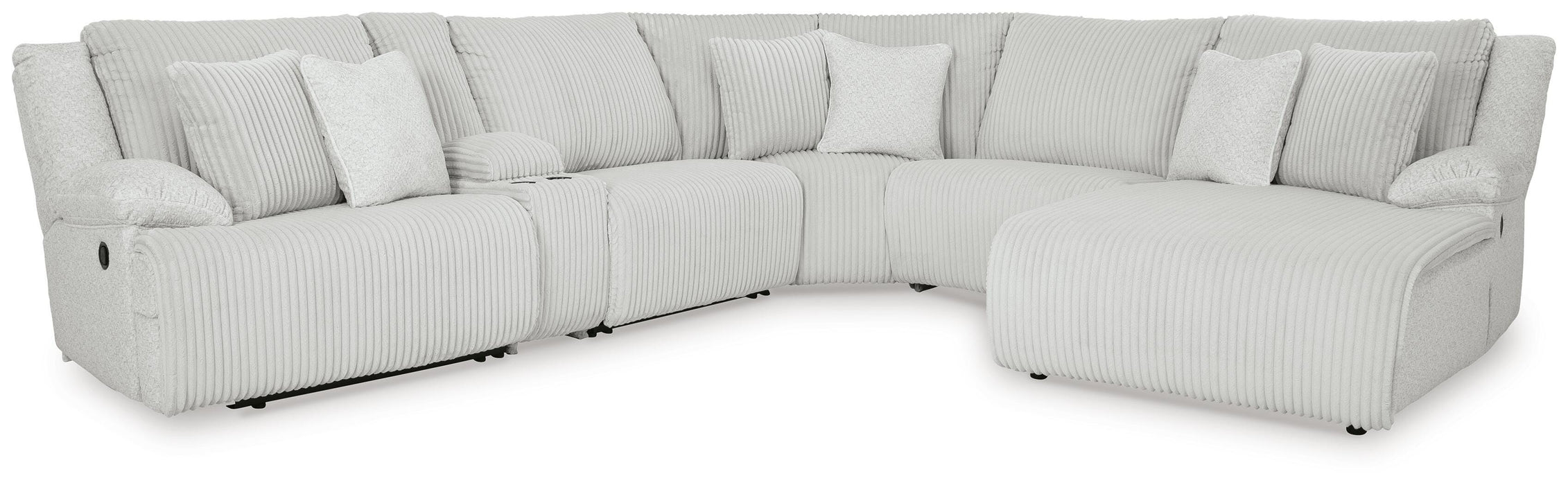 Top Tier Reclining Sectional with Chaise - Furniture 2 Go- FL