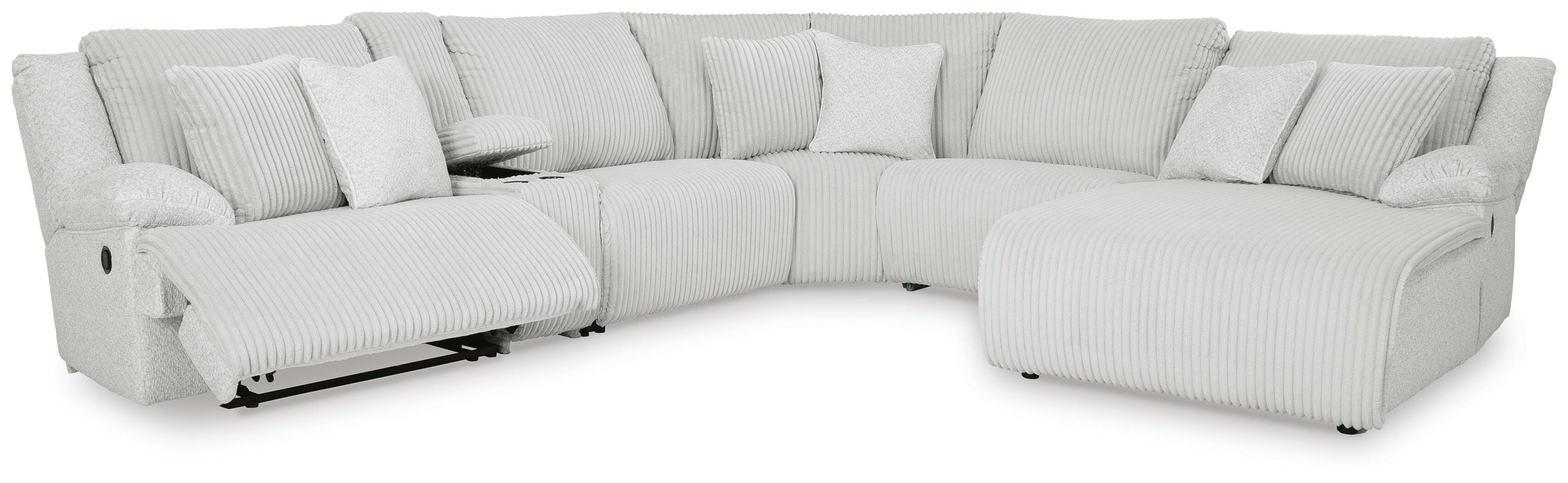 Top Tier Reclining Sectional with Chaise - Furniture 2 Go- FL
