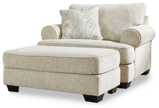 Monaghan Oversized Chair and Ottoman - Furniture 2 Go- FL