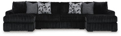Midnight-Madness Sectional with Chaise - Furniture 2 Go- FL