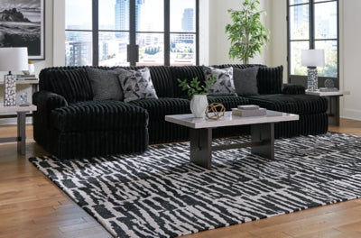 Midnight-Madness Sectional with Chaise - Furniture 2 Go- FL