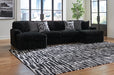 Midnight-Madness Sectional with Chaise - Furniture 2 Go- FL