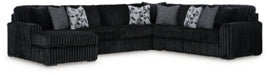 Midnight-Madness Sectional with Chaise - Furniture 2 Go- FL