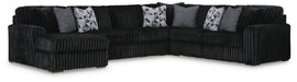 Midnight-Madness Sectional with Chaise - Furniture 2 Go- FL