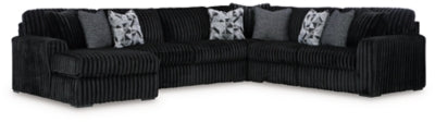 Midnight-Madness Sectional with Chaise - Furniture 2 Go- FL