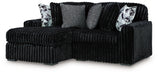 Midnight-Madness Sectional with Chaise - Furniture 2 Go- FL