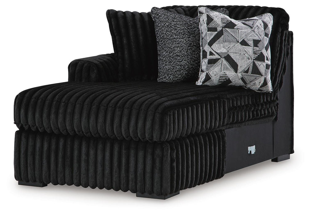 Midnight-Madness Sectional with Chaise - Furniture 2 Go- FL