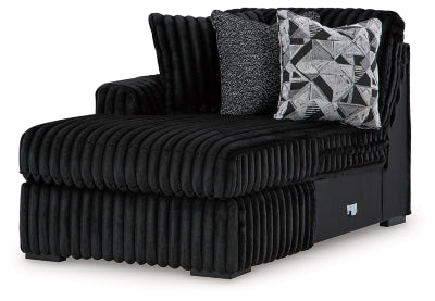 Midnight-Madness Sectional with Chaise - Furniture 2 Go- FL