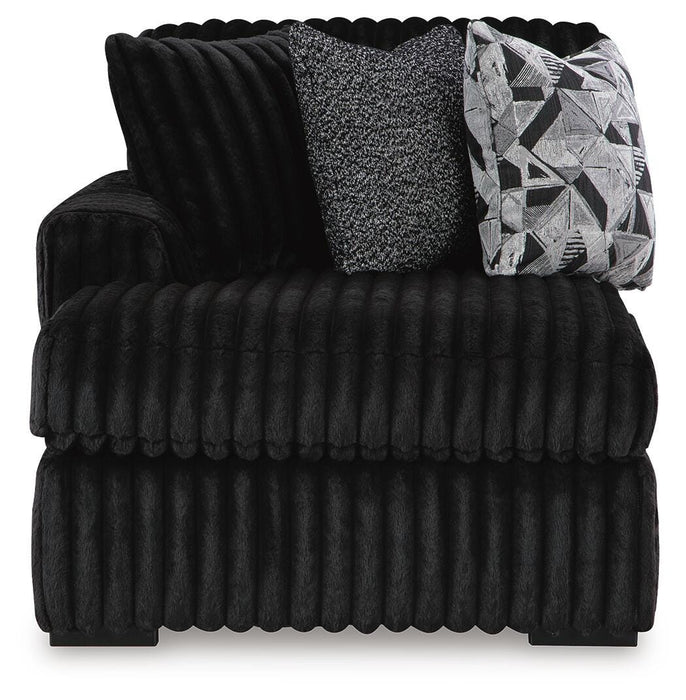 Midnight-Madness Sectional with Chaise - Furniture 2 Go- FL