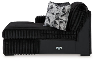 Midnight-Madness Sectional with Chaise - Furniture 2 Go- FL
