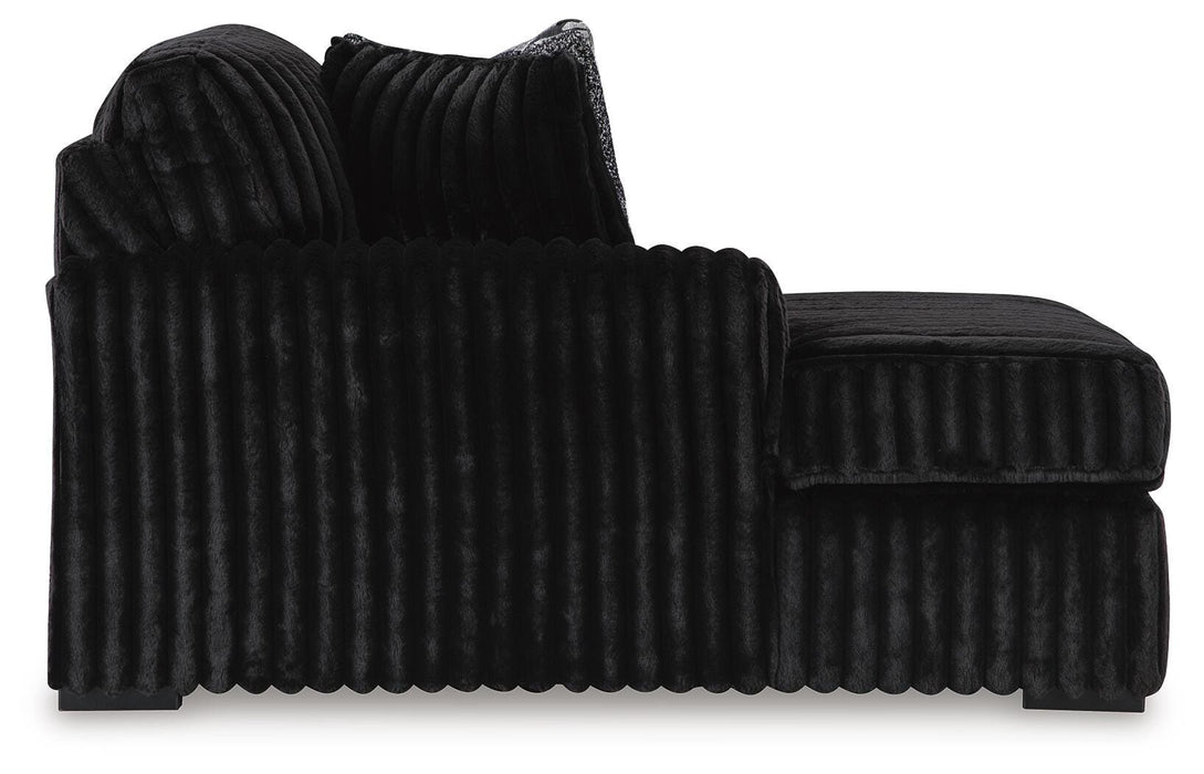 Midnight-Madness Sectional with Chaise - Furniture 2 Go- FL