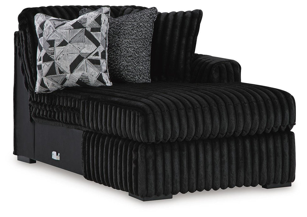 Midnight-Madness Sectional with Chaise - Furniture 2 Go- FL