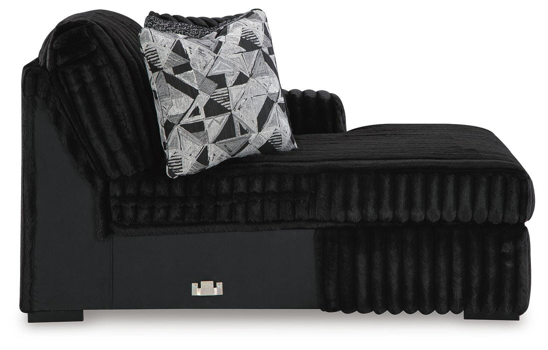 Midnight-Madness Sectional with Chaise - Furniture 2 Go- FL