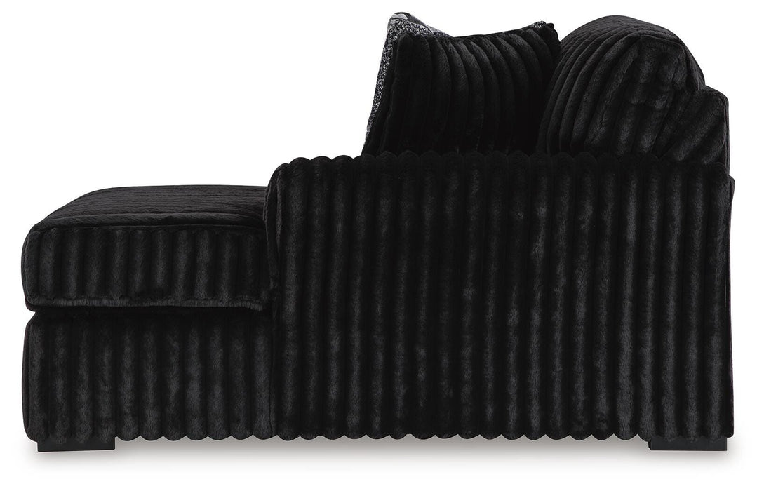 Midnight-Madness Sectional with Chaise - Furniture 2 Go- FL