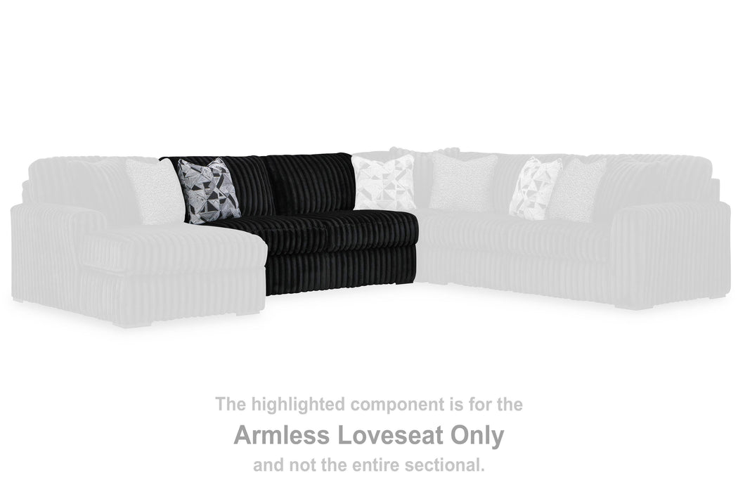 Midnight-Madness Sectional with Chaise - Furniture 2 Go- FL