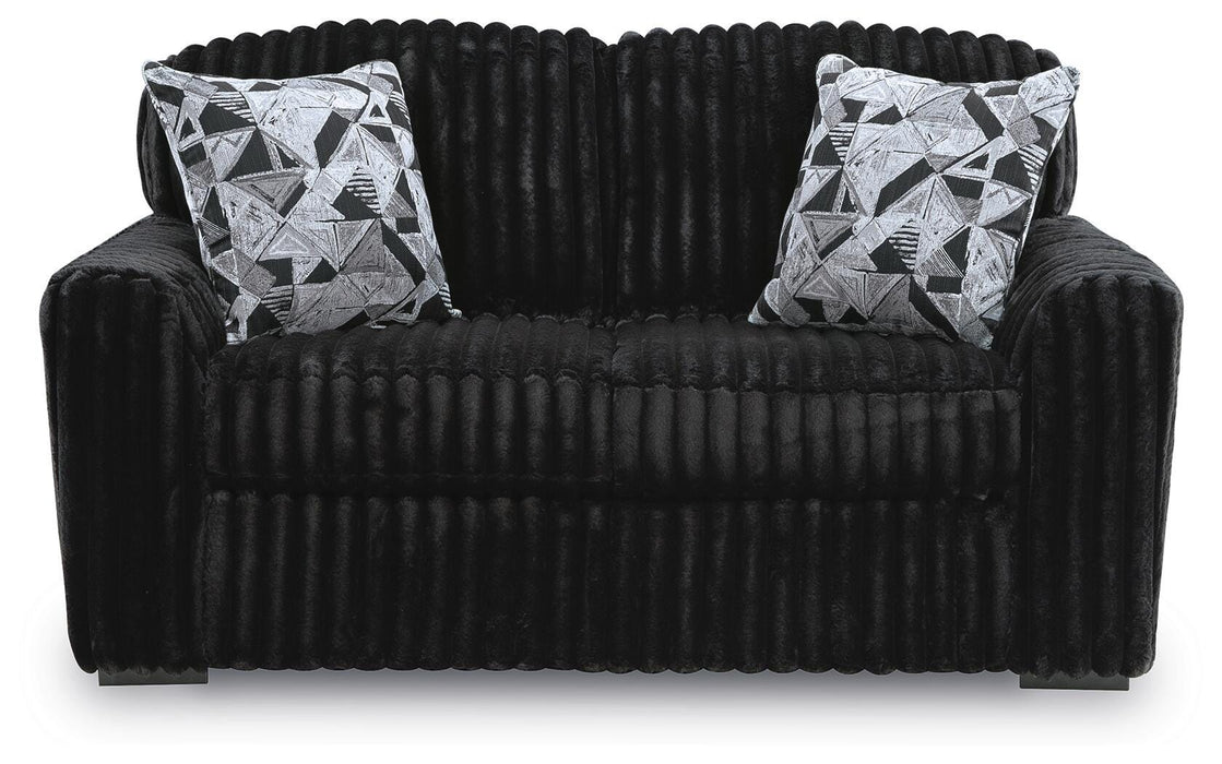 Midnight-Madness Loveseat - Furniture 2 Go- FL