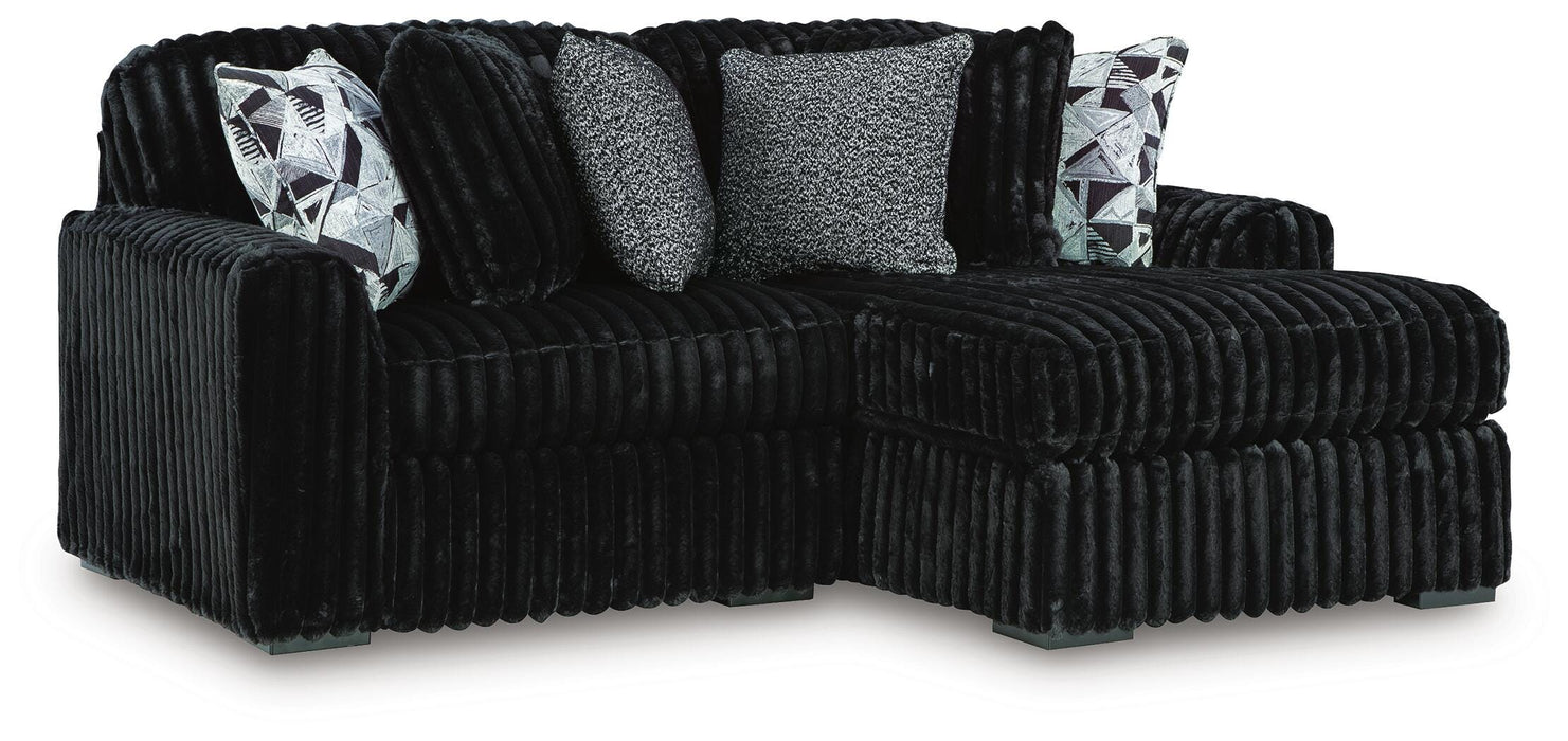 Midnight-Madness Sectional with Chaise - Furniture 2 Go- FL