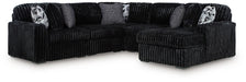 Midnight-Madness Sectional with Chaise - Furniture 2 Go- FL