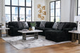 Midnight-Madness Sectional with Chaise - Furniture 2 Go- FL