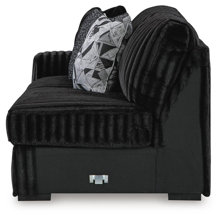 Midnight-Madness Sectional with Chaise - Furniture 2 Go- FL