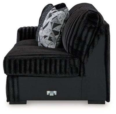 Midnight-Madness Sectional with Chaise - Furniture 2 Go- FL