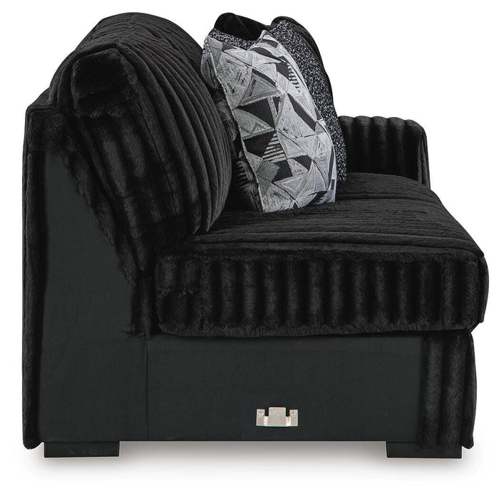 Midnight-Madness Sectional with Chaise - Furniture 2 Go- FL