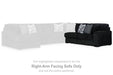 Midnight-Madness Sectional with Chaise - Furniture 2 Go- FL