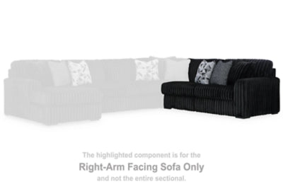 Midnight-Madness Sectional with Chaise - Furniture 2 Go- FL