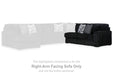 Midnight-Madness Sectional with Chaise - Furniture 2 Go- FL