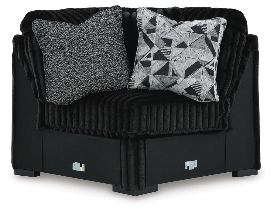 Midnight-Madness Sectional with Chaise - Furniture 2 Go- FL