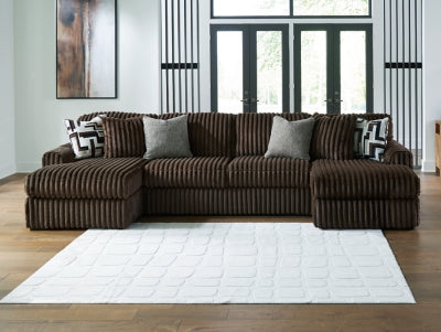 Midnight-Madness Sectional with Chaise - Furniture 2 Go- FL