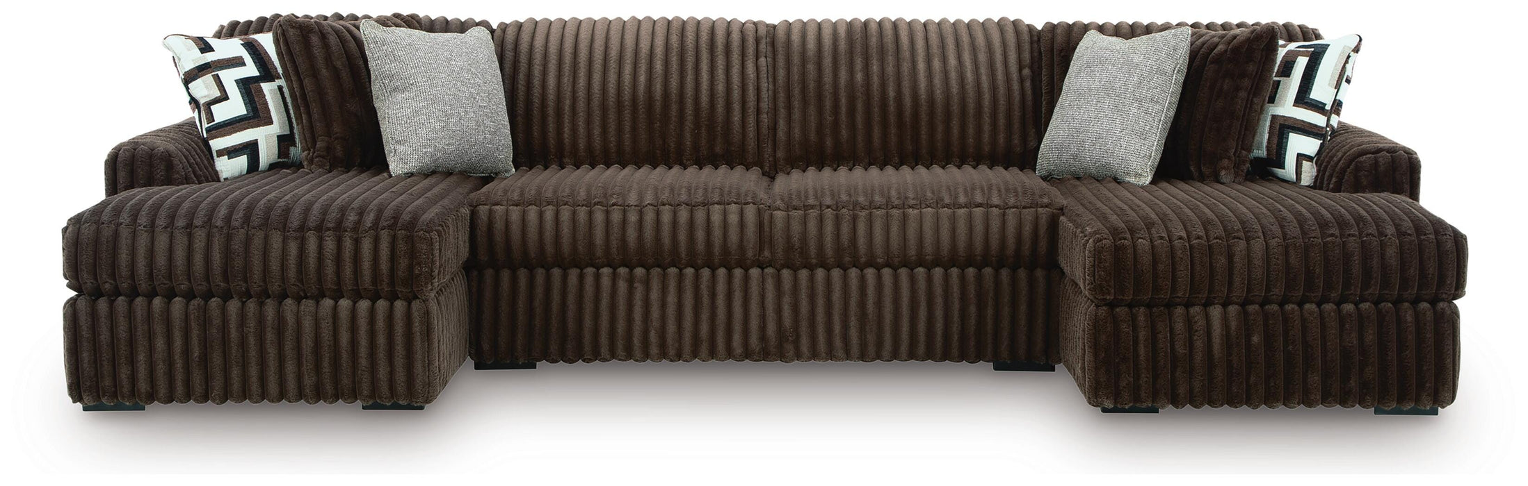 Midnight-Madness Sectional with Chaise - Furniture 2 Go- FL