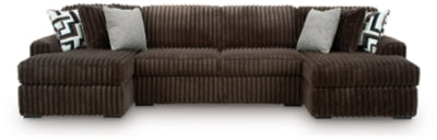 Midnight-Madness Sectional with Chaise - Furniture 2 Go- FL