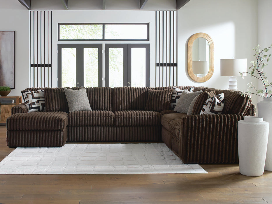 Midnight-Madness Sectional with Chaise - Furniture 2 Go- FL