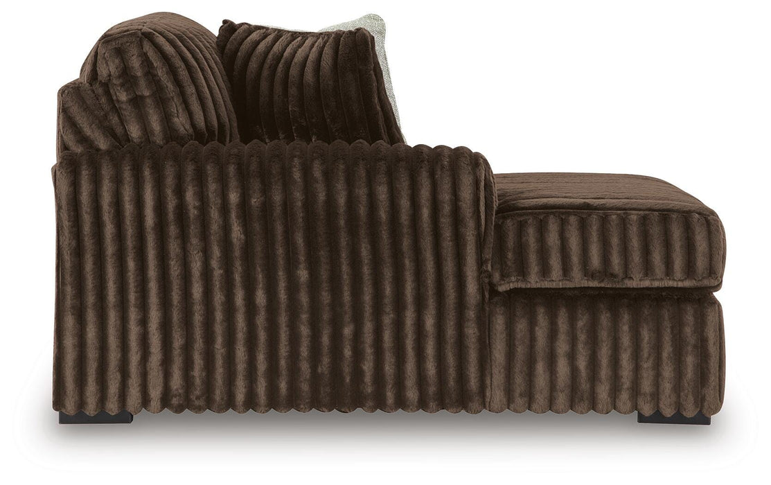 Midnight-Madness Sectional with Chaise - Furniture 2 Go- FL